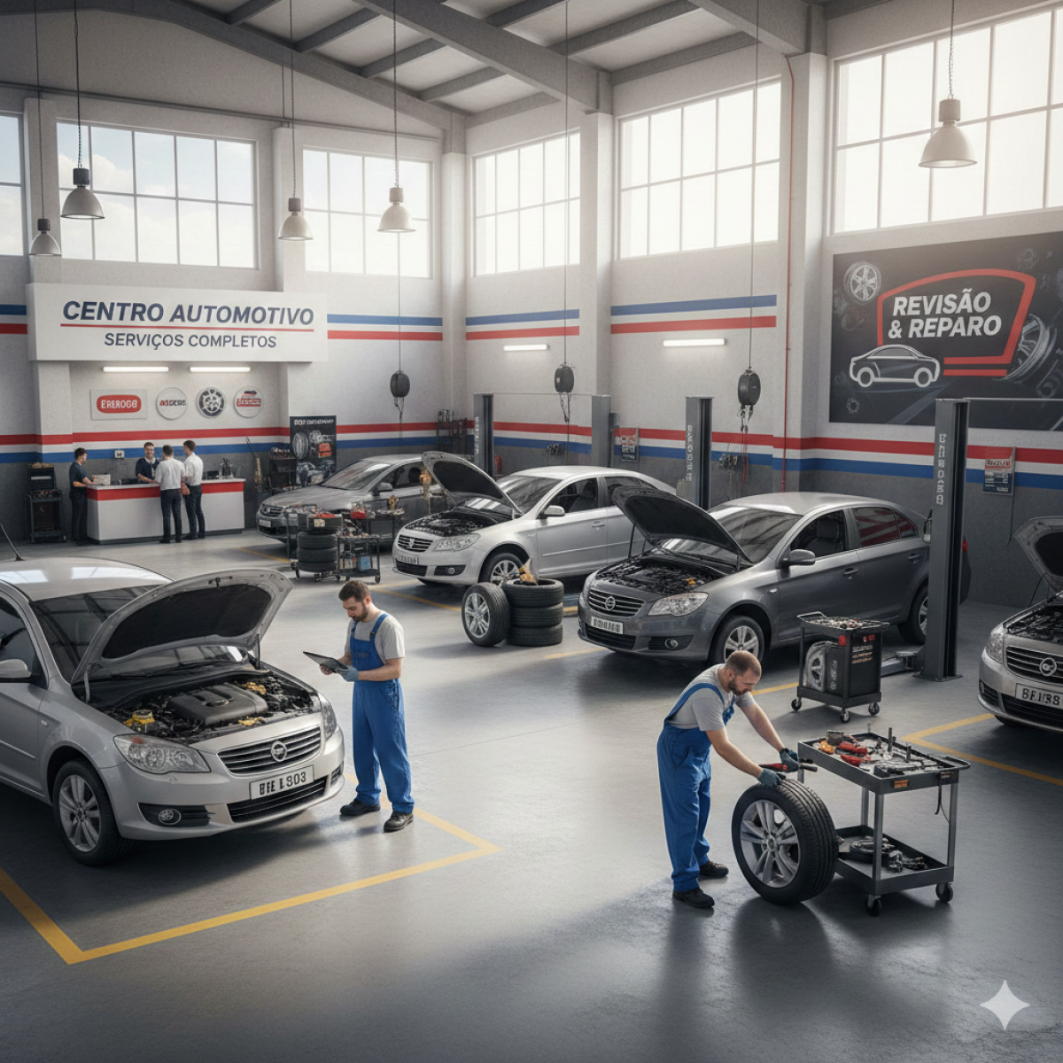 centro automotivo mecanica, eletrica ar cond injeção eletr