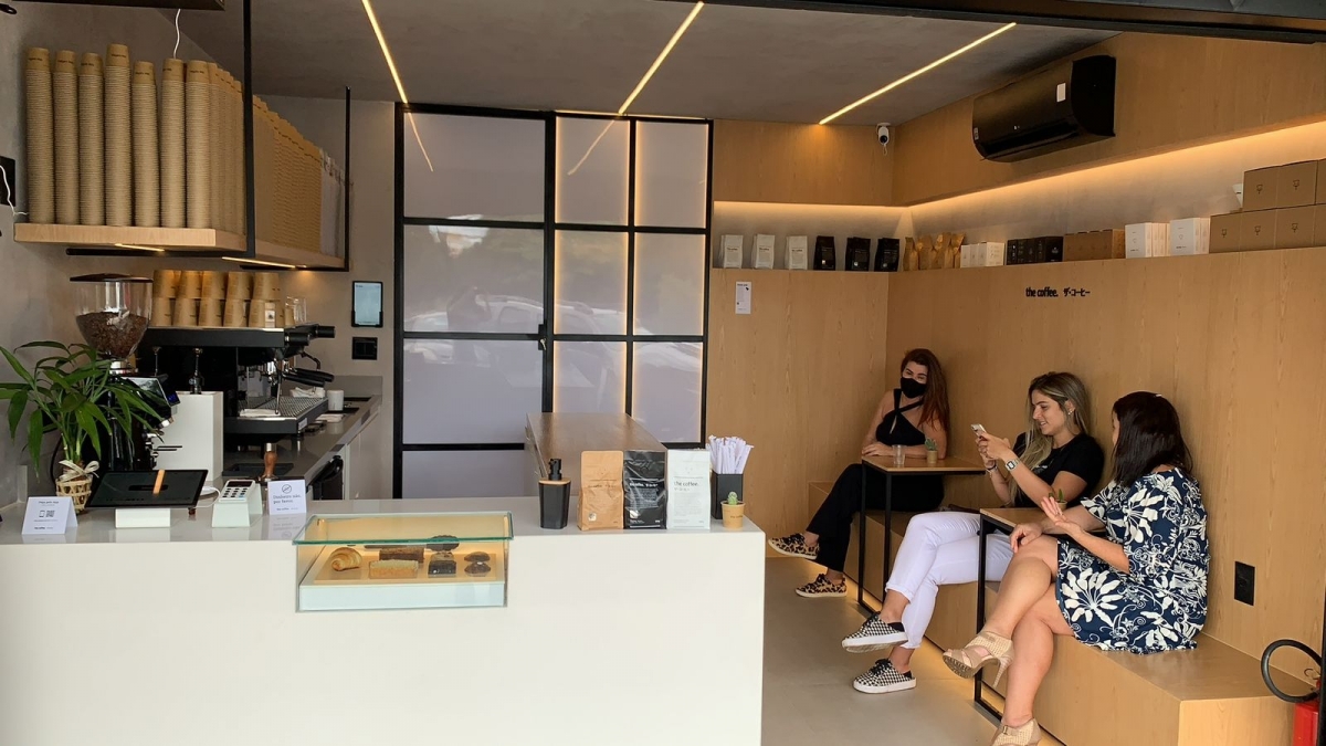 Loja de café instagramável