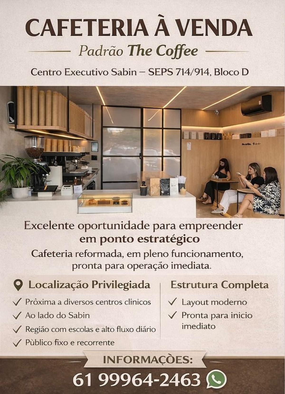 Loja de café instagramável