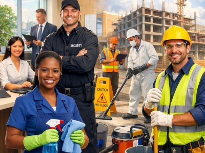 Empresa de Terceirização de Serviços de limpeza, Portaria, Vigilância e Apoio ADM (facilities).
