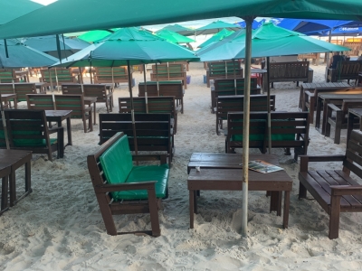 Restaurante frente mar 