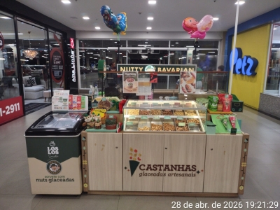 Oportunidade de repasse de quiosque da Nutty Bavarian no Tauste Supermercados — ponto estratégico com alto fluxo diário de clientes, excelente visibilidade e marca já consolidada no mercado.  Quiosque pronto para operar, ideal para quem busca investir em 