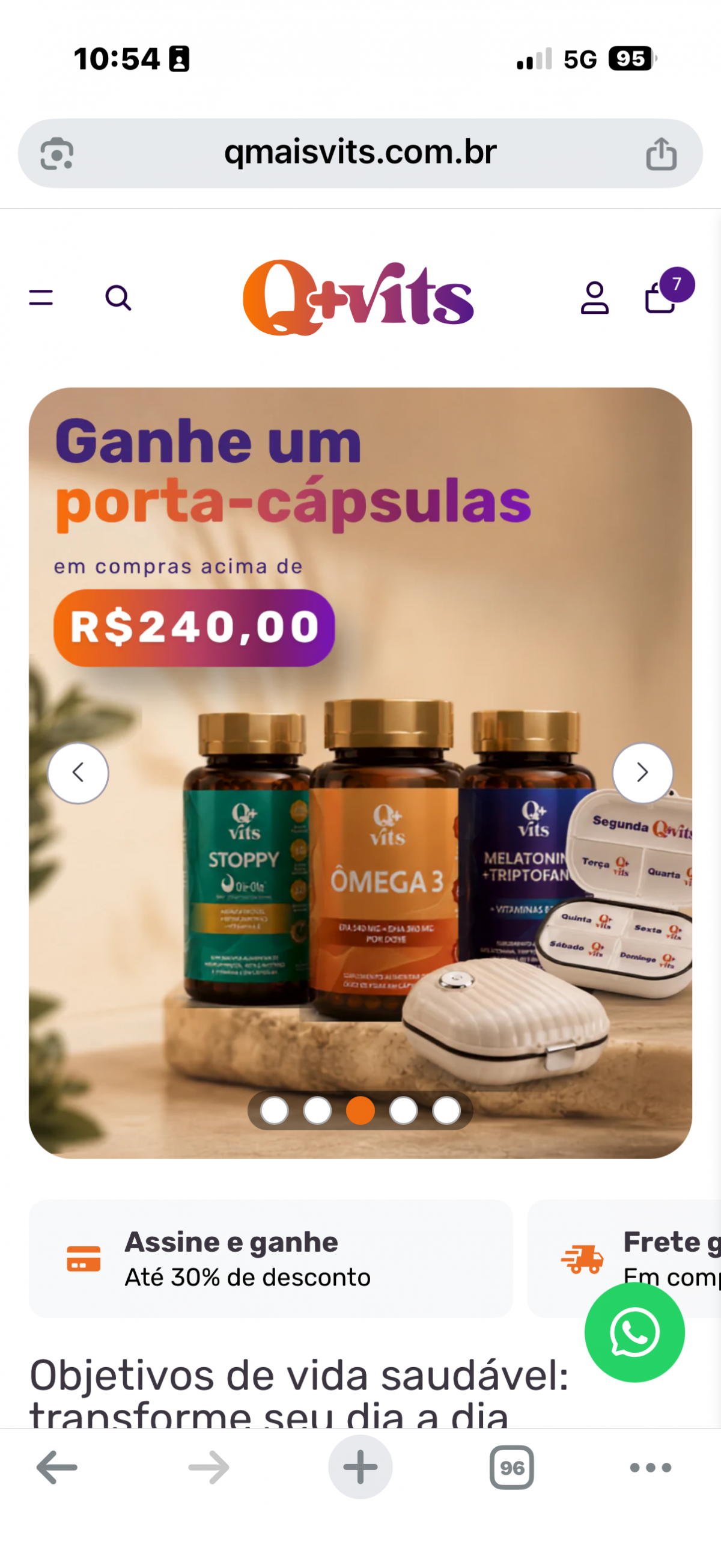 Marca de suplementos e vitaminas 