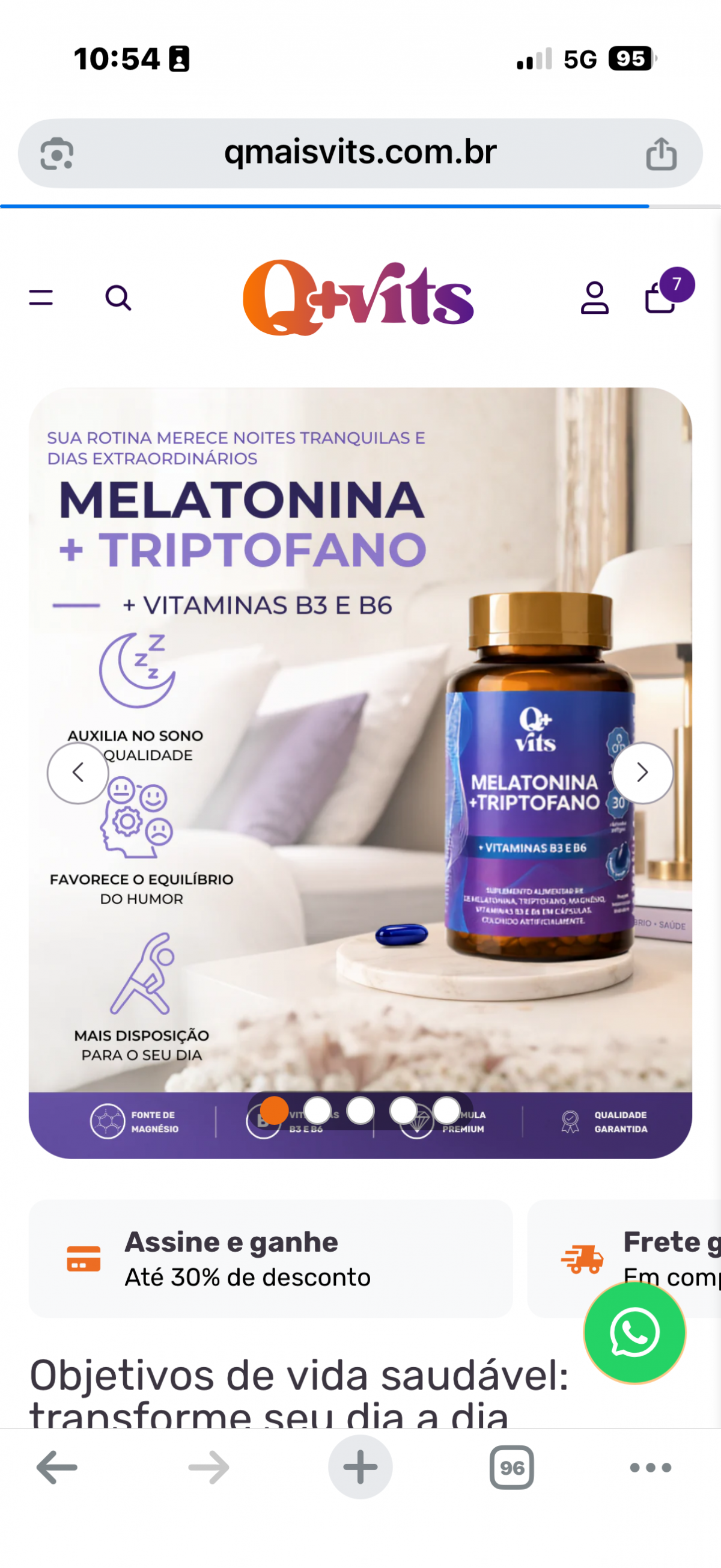 Marca de suplementos e vitaminas 