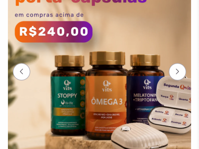 Marca de suplementos e vitaminas 