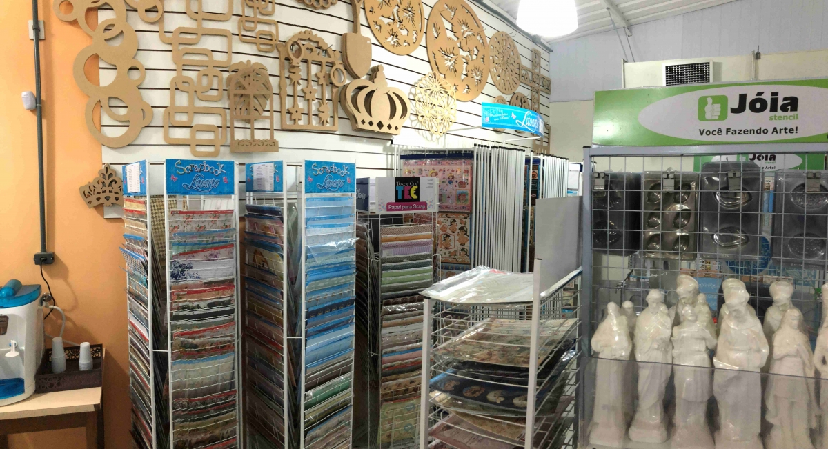 Loja de materiais para artesanato em Jundiai