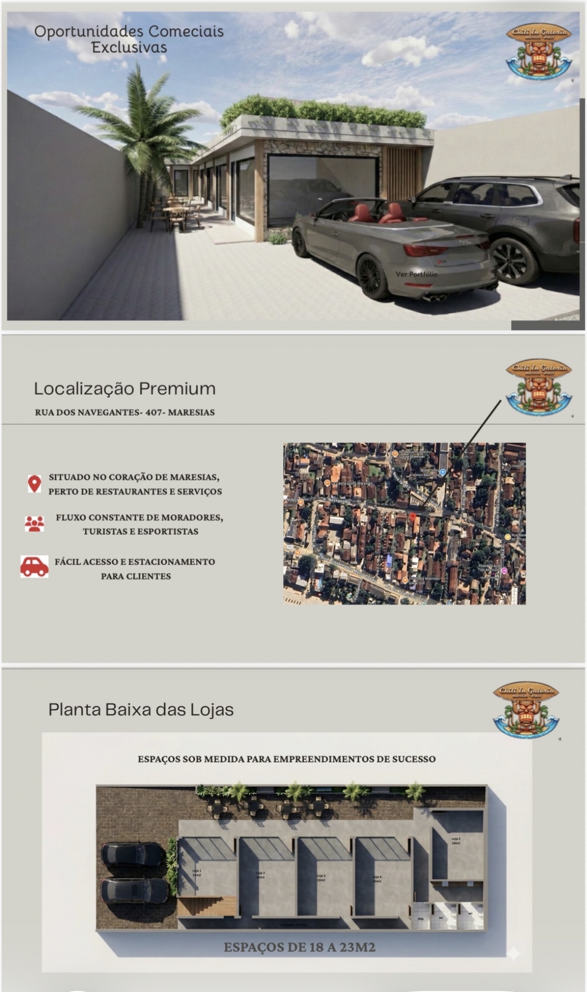 Vendo Galeria Comercial com 5 lojas 