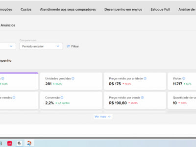 Vendo Loja no Mercado Livre, Shopee e Magalu 