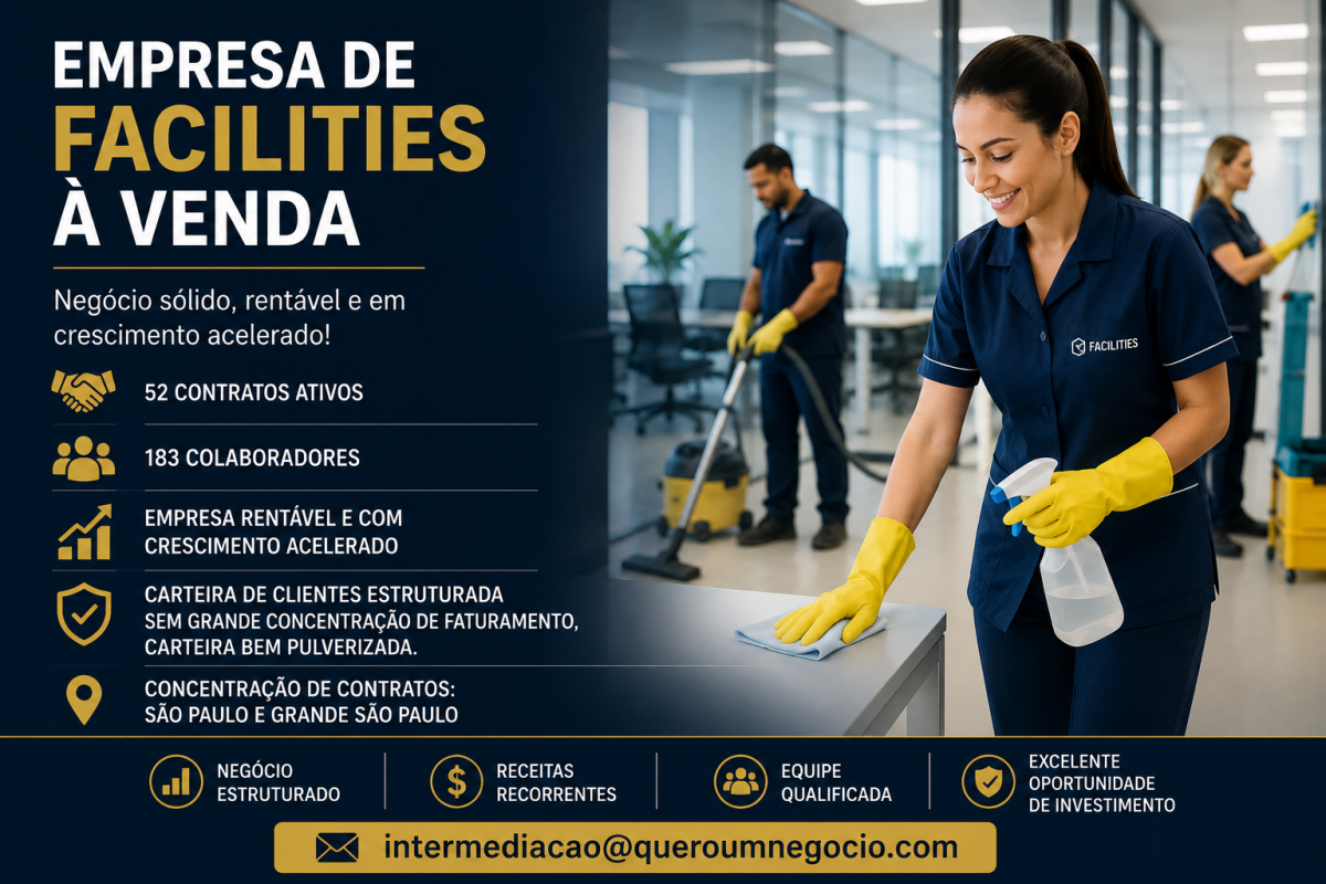 EMPRESA DE FACILITIES À VENDA
