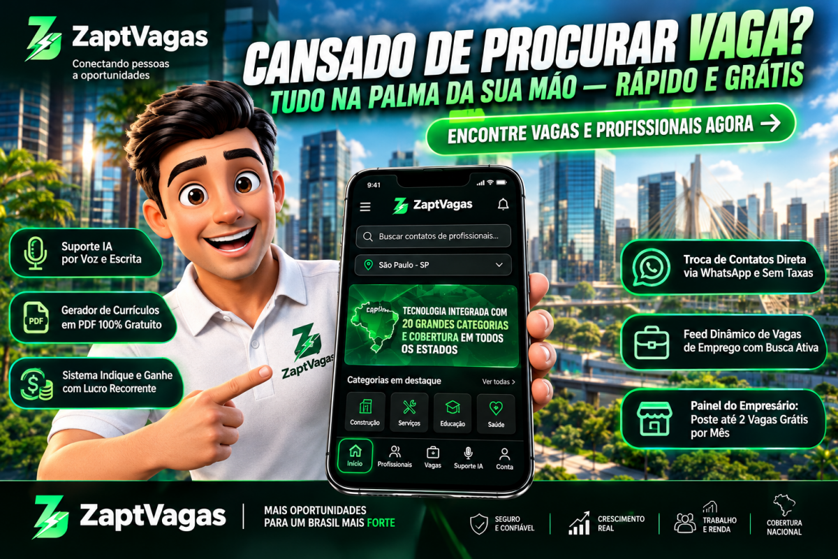 Marketplace de Serviços e Empregos com IA — Cobertura Nacional e Alta Escala