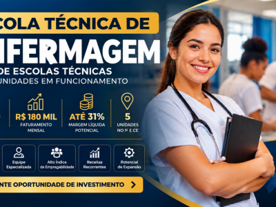 Escolas Técnicas de Enfermagem à Venda – 5 Unidades em PE e CE | Mais de 1.200 Alunos