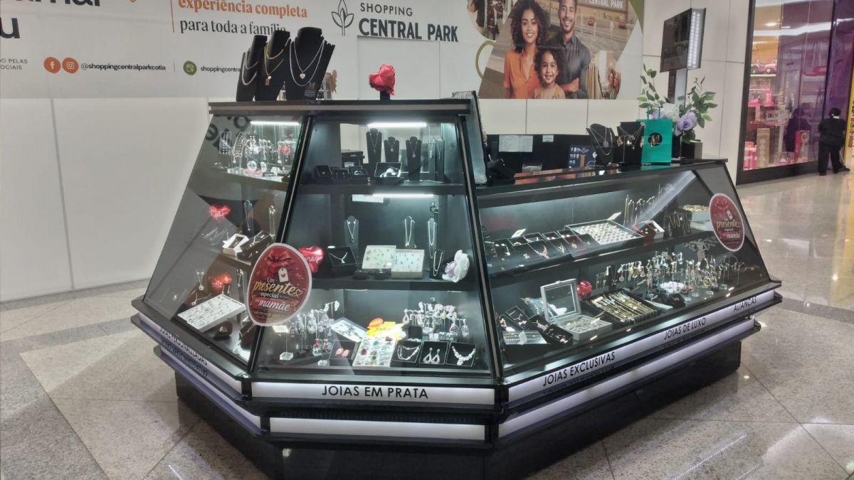 Quiosque de Jóias em Shopping de Cotia-VGP