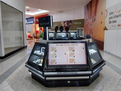 Quiosque de Jóias em Shopping de Cotia-VGP