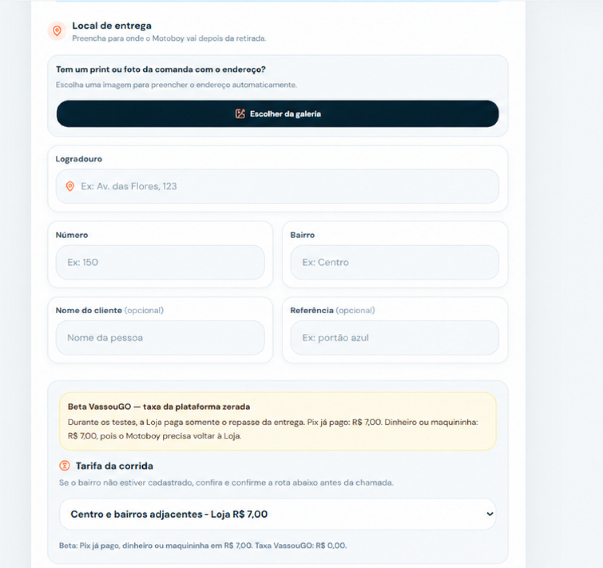 Vendo plataforma de delivery local pronta para operação