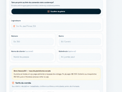 Vendo plataforma de delivery local pronta para operação