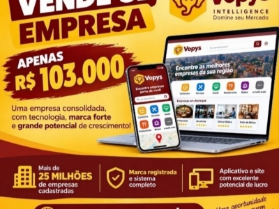 Vende-se site e aplicativo por R$ 103.000.00