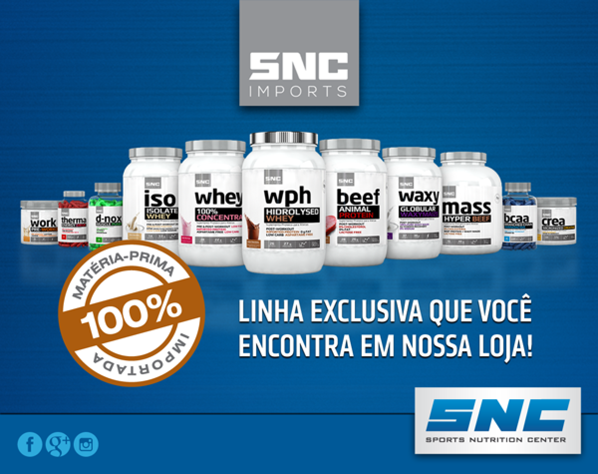 Franquia de Suplementos Esportivos - SNC - Sports Nutrition Center