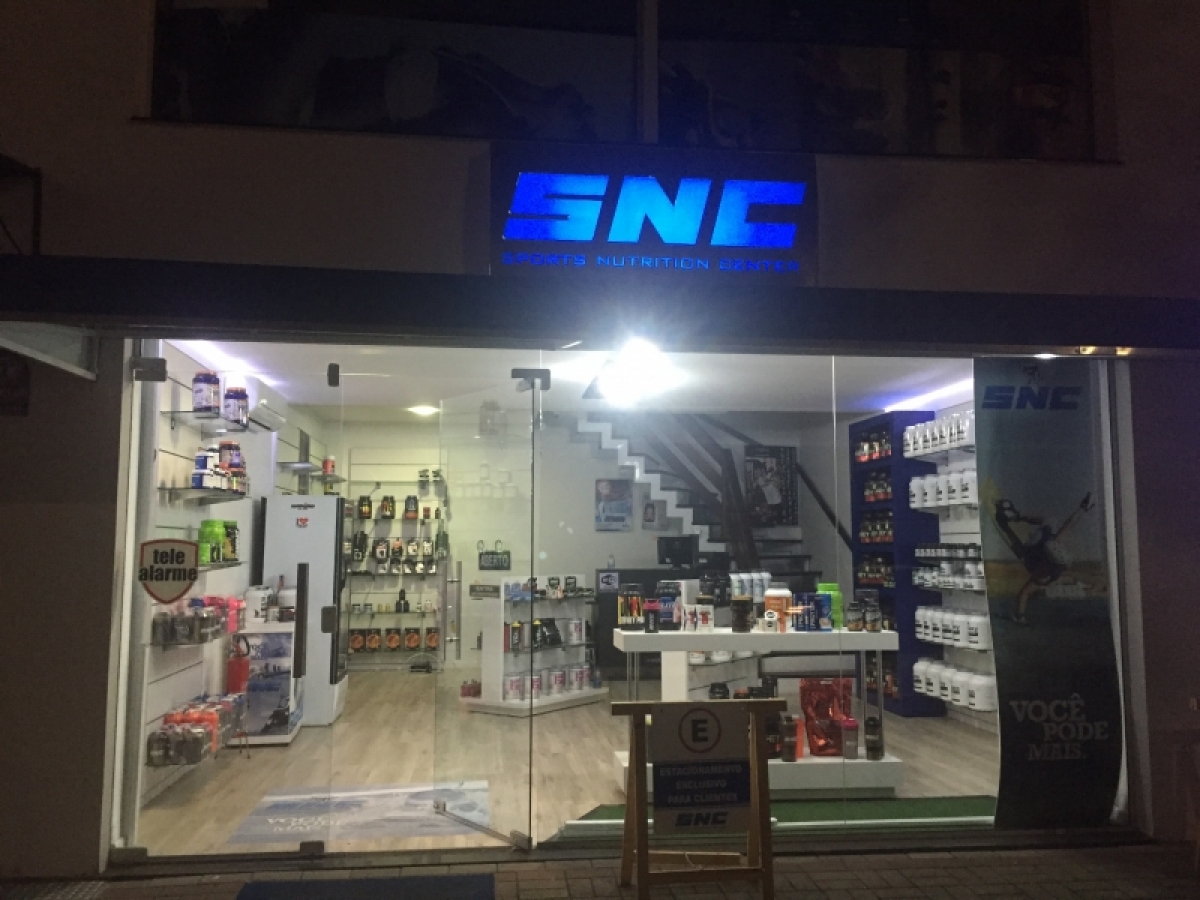 Franquia de Suplementos Esportivos - SNC - Sports Nutrition Center