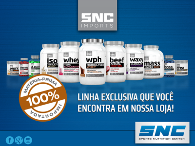 Franquia de Suplementos Esportivos - SNC - Sports Nutrition Center