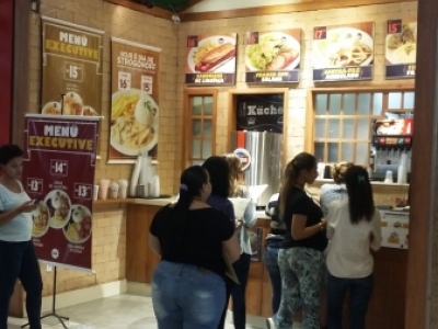 FRANQUIA DE ALIMENTAÇÃO  EM SHOPPING DE GRANDE FLUXO  90% FINANCIADO COD 1101