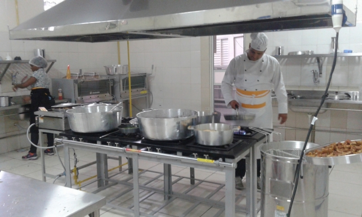 Cozinha Industrial com 2 restaurantes